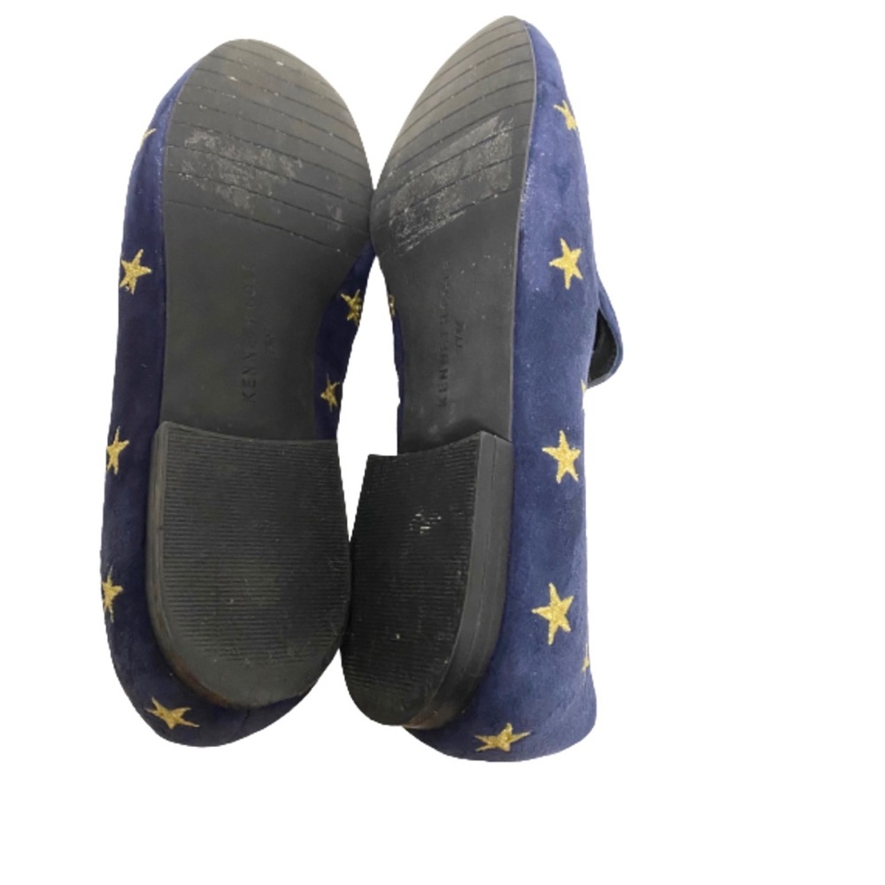 kenneth cole New York westley navy blue and gold star loafers size 7.5 - Picture 5 of 6
